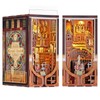 MiniCity DIY Book Nook Kit for Adults, 3D Wooden Puzzle