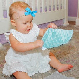 S&T INC. Crinkle Squares Baby Toys, 6 Inch x 6 Inch, City Dots, 2 Pack