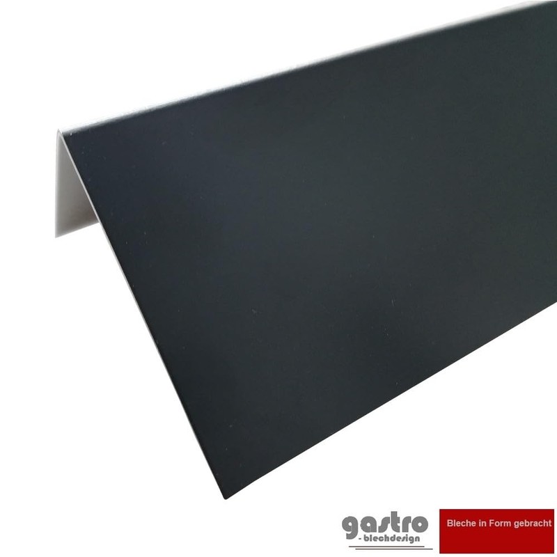 Aluminium Angle Grey, 1000 mm Aluminium Angle Anthracite 100 x