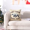 Cabin Pillow Cover 18x18 Inch The Cabin is My Happy