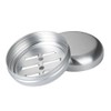 FACAILUO Aluminum Soap Box Travel Soap Dish with Drainages Layer,