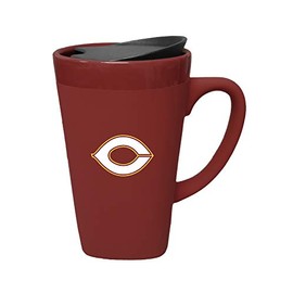 The Fanatic Group Concordia College Ceramic Mug with Swivel Lid, Design-1 - Burgundy