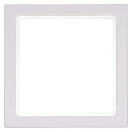 Trim Ring, 2 Gang, White