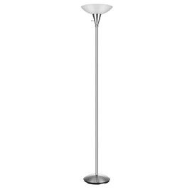 V-Light 70.5 inch Silver LED Torchiere Floor Lamp, LED Floor Lamps for Living Room, Floor Lamp for Bedroom, Standing Lamp & Corner Lamps, Tall Lamp for Living Room Corner