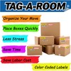 Moving Labels for Boxes Color Coded Moving Stickers (260)