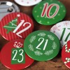 Papierdrachen 24 Advent Calendar Numbers on Buttons - Lapel Pins