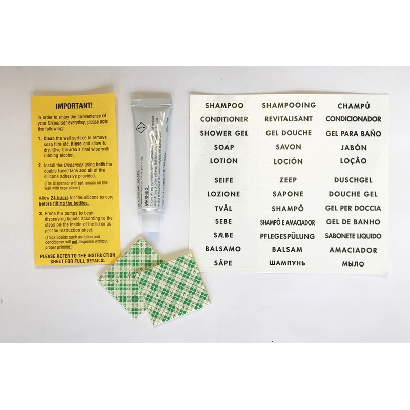 BETEC Aviva III 36350 Soap Dispenser with 3 Compartments Wall