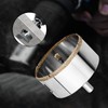 5-1/10"(130mm) Diamond Hole Saw, Glass Hole Saw with Guiding Drill