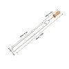 8 Pcs Stainless Steel Barbecue Fork Roasting Stick with Temperature