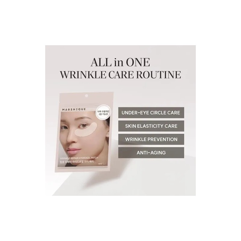 Marshique Parches de Hidrogel para Ojos Wrinkle Repair Hydrogel Eye