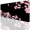 Smoaffly Desk Pad,Cherry Blossom Desk Mat Extended Large for Office