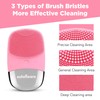 Exfoliware 3-in-1 Electric Facial Cleansing Brush - Silicone Face Scrubber