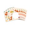 Letter Pad with Envelope for Kids Fox Animals Stationery Set