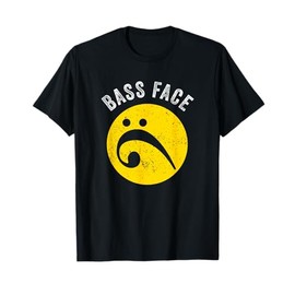 Bass Clef, Low Life Music Marching Band Brass Note T-Shirt