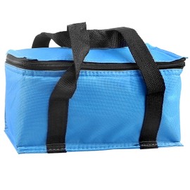 Cooler Bags 2.4 Litres 22.5 x 13 x 14.5 cm - Freezer Bag - Picnic Bag - Thermal Bag - Insulated Bag for Drinks - Foldable Cooler Bag - Insulated Bag Colour Blue