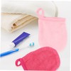 Baluue Sets Makeup Remover Wash Mitts Reusable Face Exfoliator Gloves