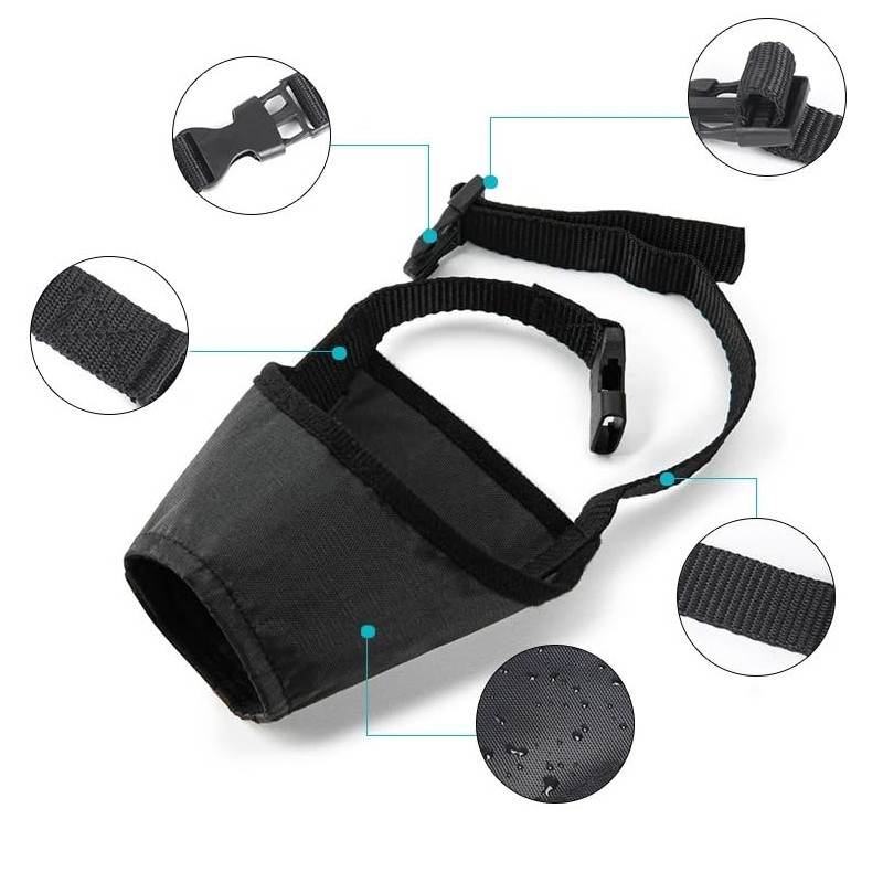 Pet Guru® Dog Safety Muzzle Anit-Biting Barking Chewing Control Adjustable