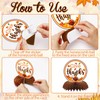10 Pcs Thanksgiving Centerpiece，Fall Table Honeycomb Decorations Fall Centerpiece Table