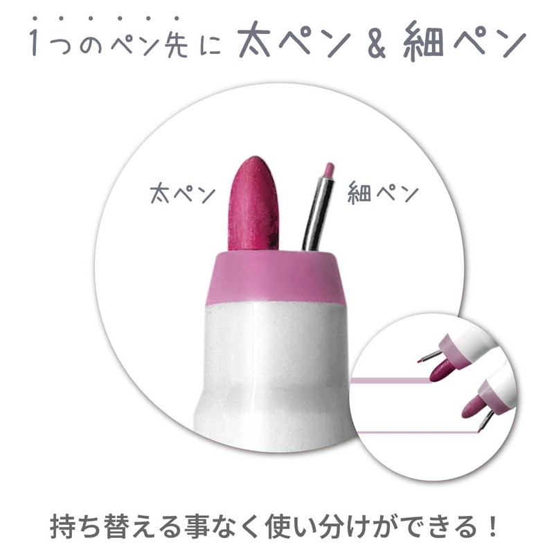 Sunstar Stationery S4591780 Pen & Marker, Water-based, Ninippy Deco, Set