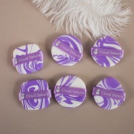 12 Pcs Soft Powder Puffs Round Powder Puff Washable and Reusable Makeup Sponge Puff for Foundation Smooth Powder Puff Cream Concealer