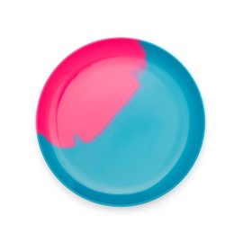 BlissHome Pure Prue Leith Melamine Side Plates Set of 4 – Vibrant, Unique Colours, Perfect for Indoor & Outdoor Use – Durable, Contemporary Design with 4 Distinct Colourways