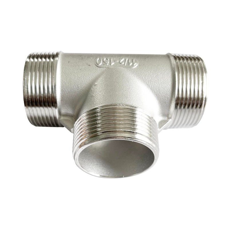 LOZOME 1-1/2 inch Male Thread Tee Adapter 3 Way T