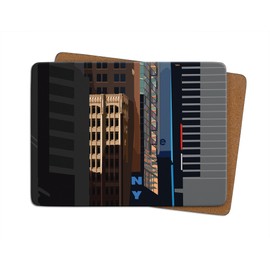 New York Set of 4 Placemats by Leslie Gerry - Set A