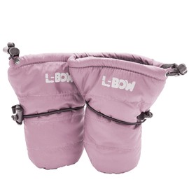 L-Bow Infant Cold Weather Mittens + Mittens For Winter + Stay On Design For Baby Boys & Girls + Warm Waterproof Material