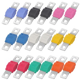 20 Pcs Midi Fuses Set Copper Plated Automobile Fuse High Current Bolt-on Mini Fuse Assortment for Automotive Car Truck Marine Boat (30A, 40A, 50A, 60A, 70A, 80A, 100A, 125A, 150A, 175A)