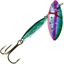 Panther Martin PMWSH_9_SPB WillowStrike Holographic Spinners Fishing Lure - Spotted Blue Holographic - 9 (3/8 oz)