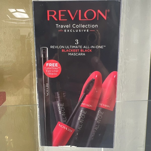 REVLON Travel Collection Ultimate All-In-One Blackest Black Mascara NEW 3