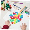 CIYODO Counting Balls 100pcs for Boys and Girls 20mm Marbles