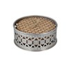 Silver Wine Bottle Coaster with Set of 8 Cork Coasters