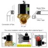 Heschen Brass Electric Solenoid Valve 2W-200-20J 3/4 Inch DC24V Direct