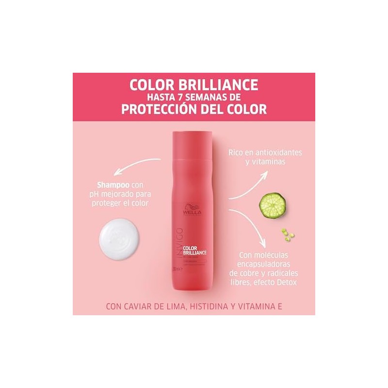 Wella Professionals Invigo Color Brilliance Shampoo Protección de Color 250ml