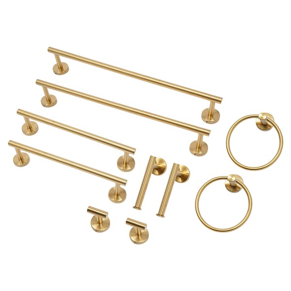 10 Piece Bathroom Accessory Set Stainless Steel Bathroom Hardware Set