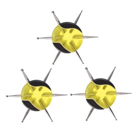 Rolabling 3Pcs Nail Dotting Tool Set 6-in-1 Circular Dotting Pen for Nail Art Dot Painting Embossing & Tracing Stainless Steel Manicure Dotting Tools for Salon or Home Use Nail Art Tool Nail Dotter