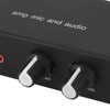 Stereo Audio HiFi Phonograph Preamp, MIC Condenser Interface Microphone Headphone