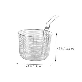 COLLBATH Hot Pot Strainer Mesh Strainer Spider Sieve Fine Mesh Sieve Frying Basket Noodle Baskets Asian Spider Food Strainer Filtering Ladle Strainer for Home