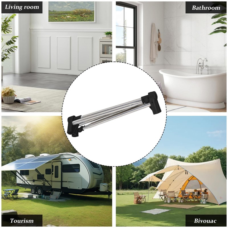 Hengrongshen Portable Clothes Rack, Foldable, Extendable Clothes Rail, Retractable, Travel
