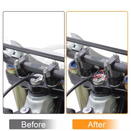 21ST 1-1/8" 28mm Handlebar 30mm Risers Kit For Triumph Street Speed Triple Scrambler