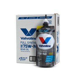 Valvoline Valvoline Flexfill SAE 75W-140 Full Synthetic Gear Oil 1 QT, Case of 4
