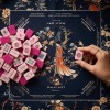 Engraved American Mahjong Tiles 160PCS Luxury 4-Layer 32mm Red Green