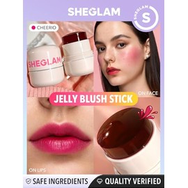 SHEGLAM Jelly-Licious Hydrating Lip and Blush Tint (Cheerio, Pequeño)