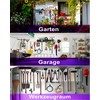Grass Strimmer Wall Bracket, Falezern 2 Pcs Universal Metal Garden