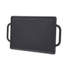 GGC Cast Iron Reversible Grill Griddle，Double Sided Grill Pan Perfect