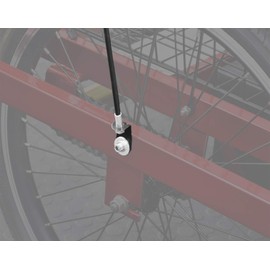 AlveyTech Multicolor Sail Flag for Bikes & Scooters