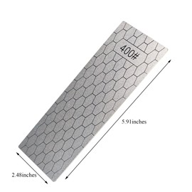 Jewboer 5 Pieces Diamond Sharpening Stone Set,Diamond Lapping Plate Coarse/Medium/Fine Grit Sharpener,400/600/800/1000/1200 Grit