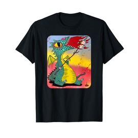 Hot Stuff/The Baby Dragon roasts a Marshmallow for Fun! T-Shirt