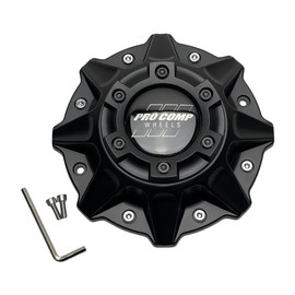 Pro Comp Satin Black Wheel Center Cap with Screws 504256842 42-Cap-XG 42-Cap-SG